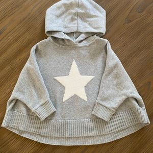 Baby Gap Hooded Sweater Poncho